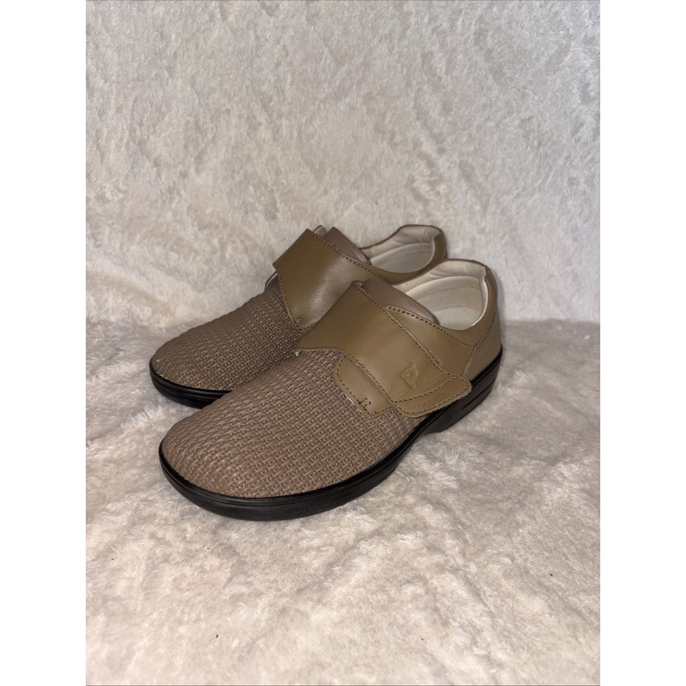 Women's Propet Shoes Leather Upper‎ Beige/Tan Size 10M WPRX25 - Picture 2 of 7